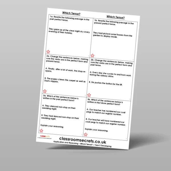 An image of the Which Tense? Application and Reasoning Resource