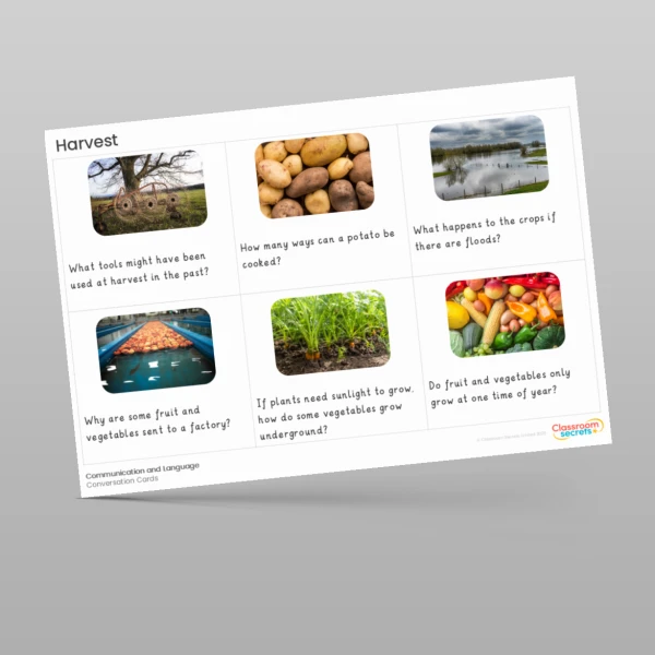 An image of the Harvest Conversation Cards Resource