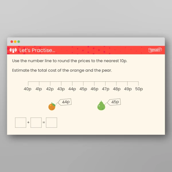 An image of the Estimate with Money Teaching PPT Resource