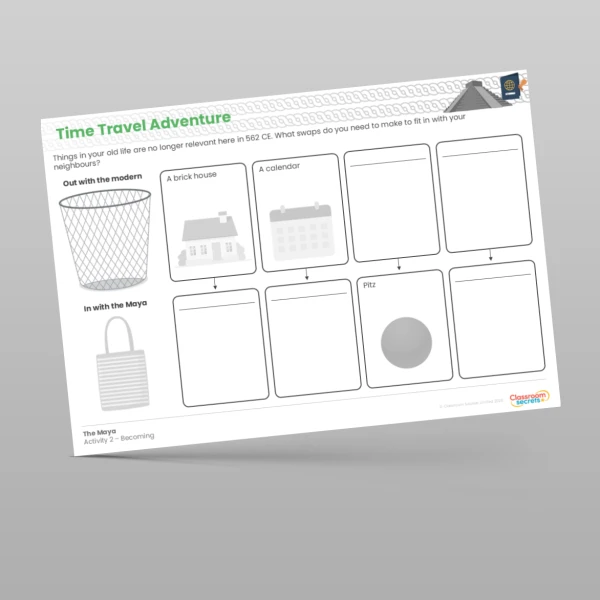 An image of the Time Travel Adventure - The Maya Resource