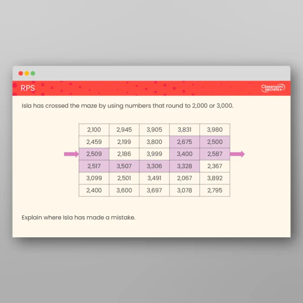 An image of the Round to the Nearest 10 100 and 1,000 Tutor PPT Resource