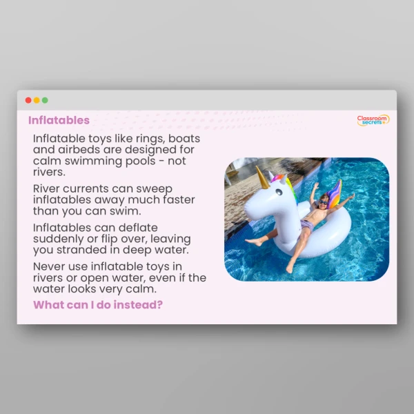 An image of the Summer Safety Rivers Whole School Assembly PPT Resource