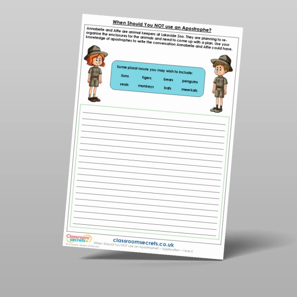 An image of the When Should You NOT use an Apostrophe? Application Resource