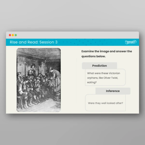 An image of the Rise and Read Charles Dickens Resource