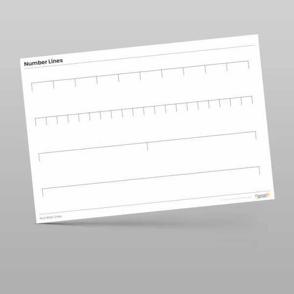 An image of the Number Lines Resource