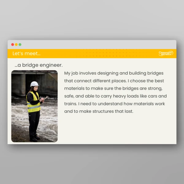 An image of the Lesson 4: Why Do We Use Different Materials for Different Objects? Investigation Resource