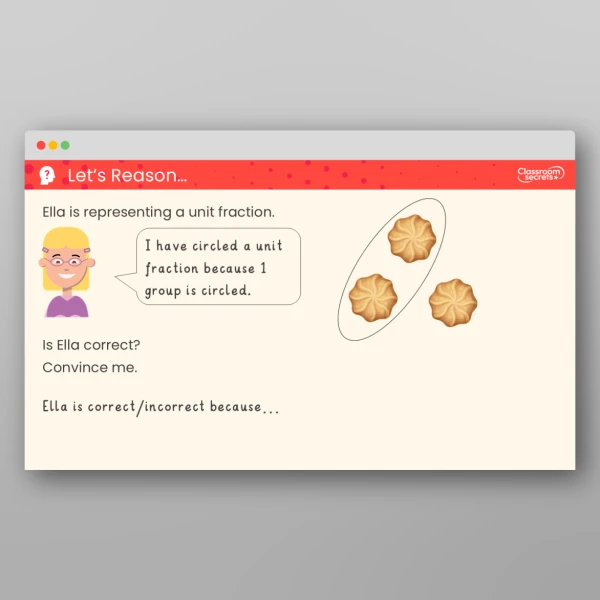 An image of the Unit Fractions Teaching PPT Resource