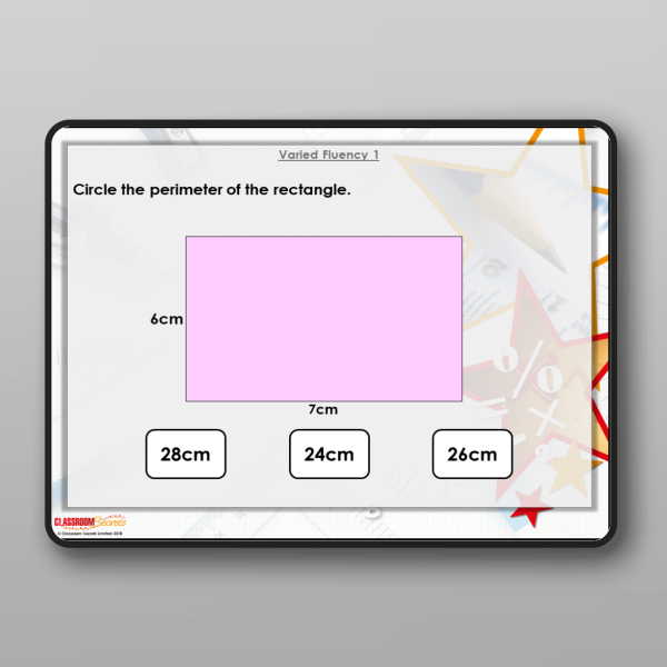 Year 4 Perimeter Of A Rectangle Modelling Powerpoint Resource ...