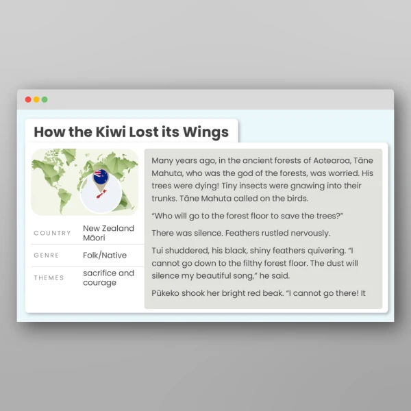 An image of the Around the World in 80 Stories - Oceania Resource