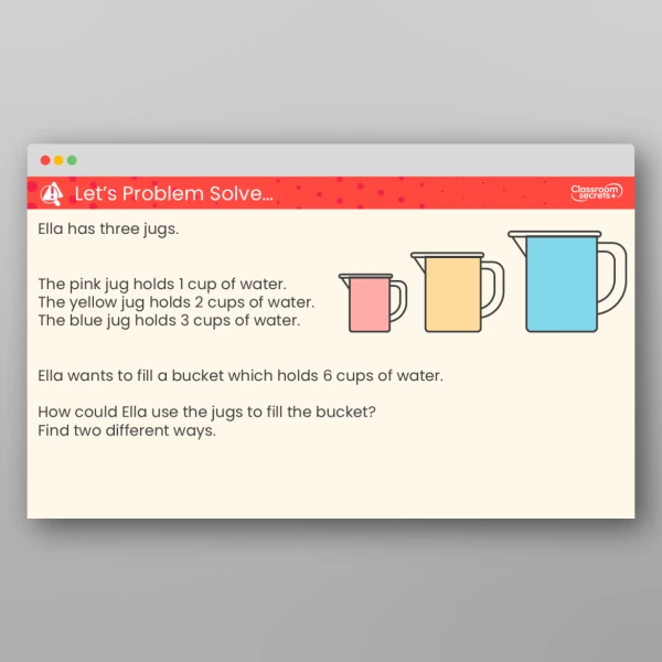 An image of the Measure Capacity Teaching PPT Resource