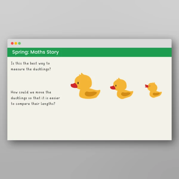 An image of the Spring Maths Story Resource