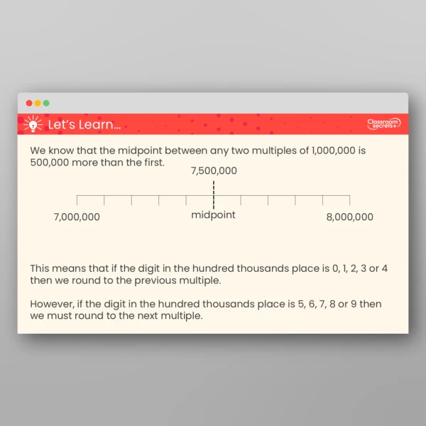 An image of the Round Any Integer Teaching PPT Resource