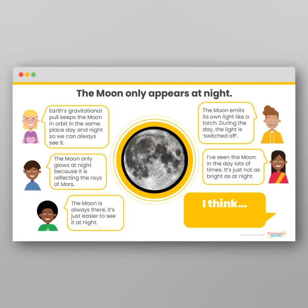 An image of the Earth and Space Concept Cartoons Resource