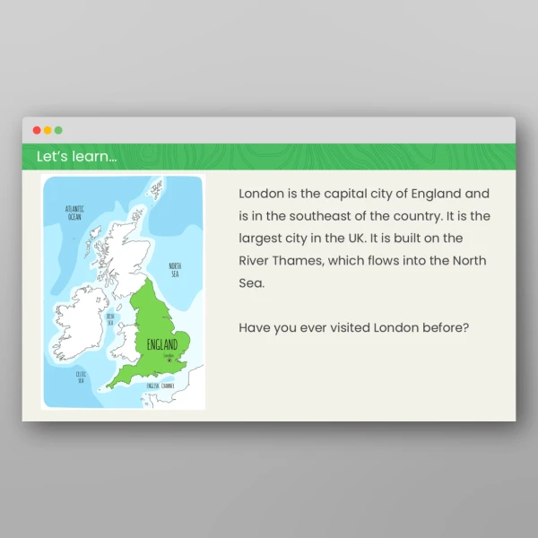 An image of the All About London Geography PPT Resource
