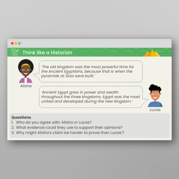 An image of the Lesson 1: What Were the Three Egyptian Kingdoms? PPT Resource