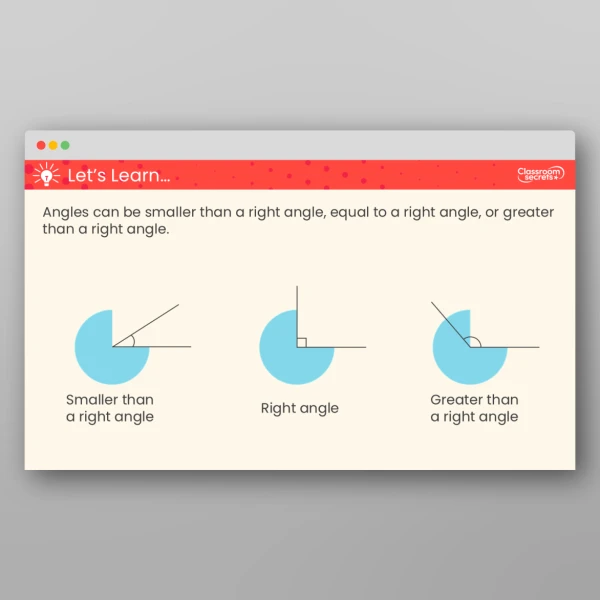An image of the Compare Angles Teaching PPT Resource