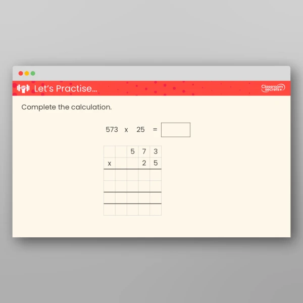 An image of the Multiply a 3-Digit Number by a 2-Digit Number Teaching PPT Resource
