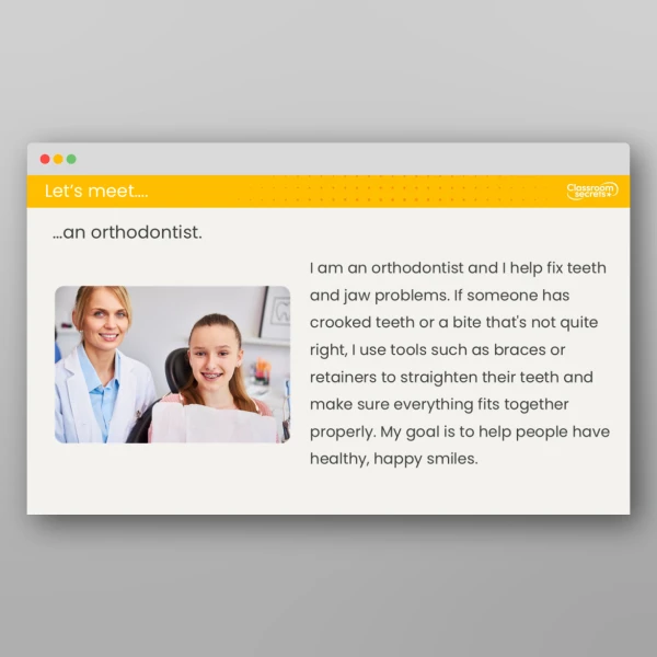 An image of the Lesson 4: How do We Look After Our Teeth? Investigation Resource