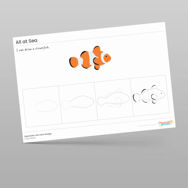 An image of the Amazing World - All At Sea I Can Draw Resource
