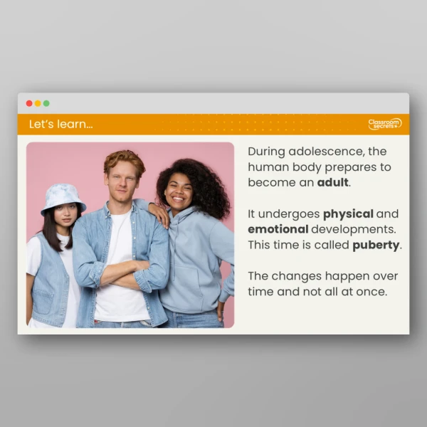 An image of the Lesson 4: What is Puberty? Resource