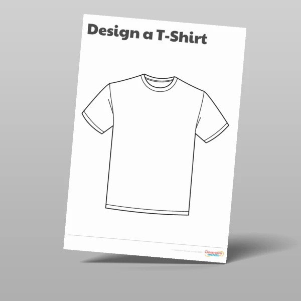 An image of the Blank T-Shirt Activity Resource