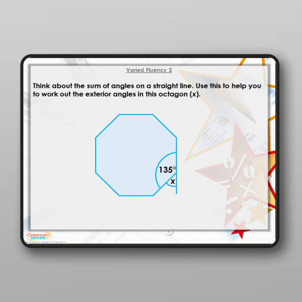 Year 6 Angles In Polygons Modelling Ppt Resource | Classroom Secrets