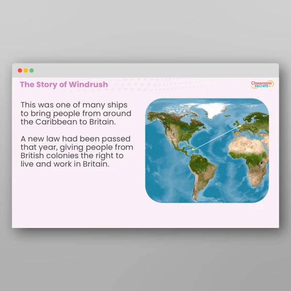 An image of the The Story of Windrush Whole School Assembly PPT Resource