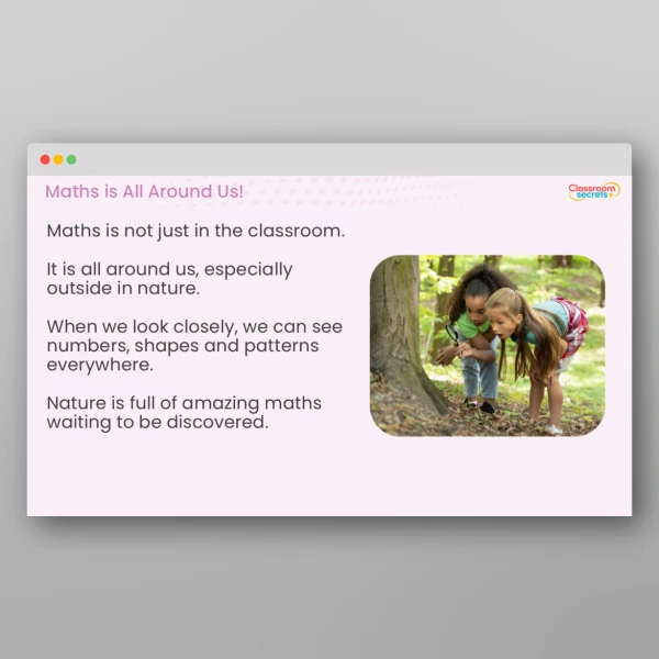 An image of the Amazing Maths in Nature PPT Resource