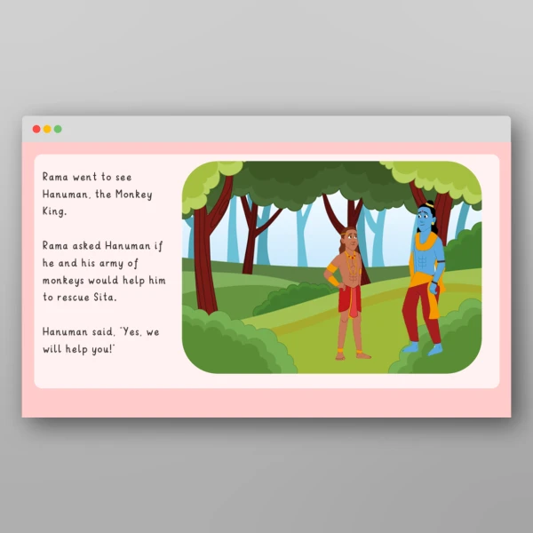 An image of the Diwali The Story of Rama and Sita Resource