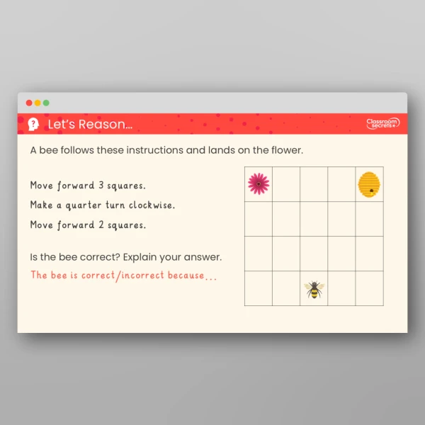 An image of the Describe Movement and Turns Teaching PPT Resource