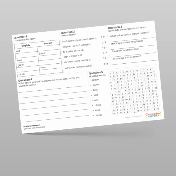 An image of the 5-Minute French Resource