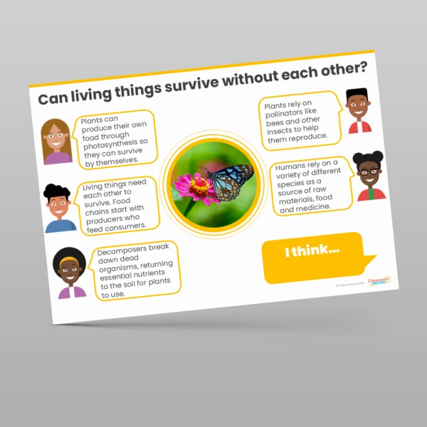 An image of the Living Things and their Habitats Concept Cartoons Resource