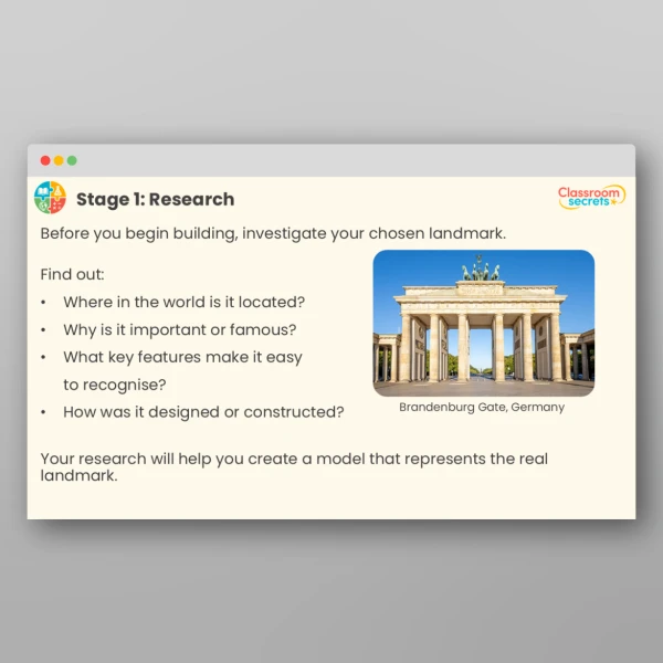 An image of the The Great Landmark Building Challenge PPT Resource