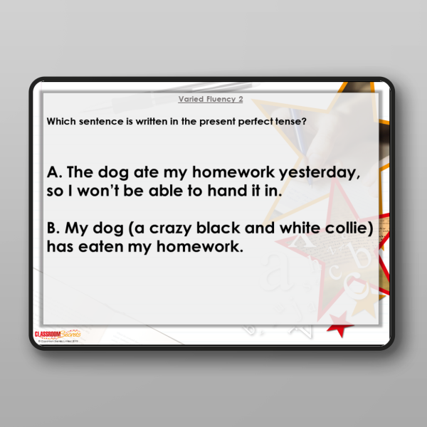 Year 5 Present Perfect Form Modelling Ppt Resource | Classroom Secrets