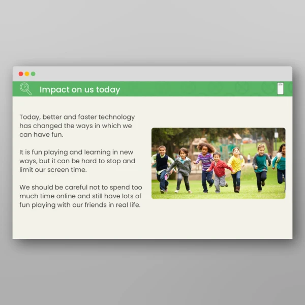 An image of the Lesson 2: How Has Technology Changed How We Are Entertained? PPT Resource