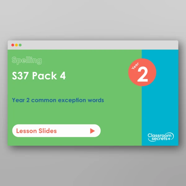 An image of the Spring 1 Week 6 Spelling - S37 Pack 4 - Year 2 common exception words Resource