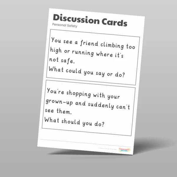 An image of the Personal Safety Discussion Cards Resource