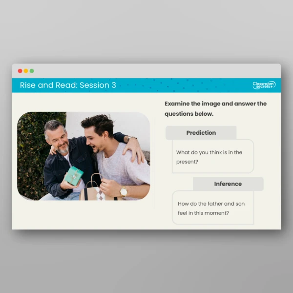 An image of the Rise and Read Father's Day Resource
