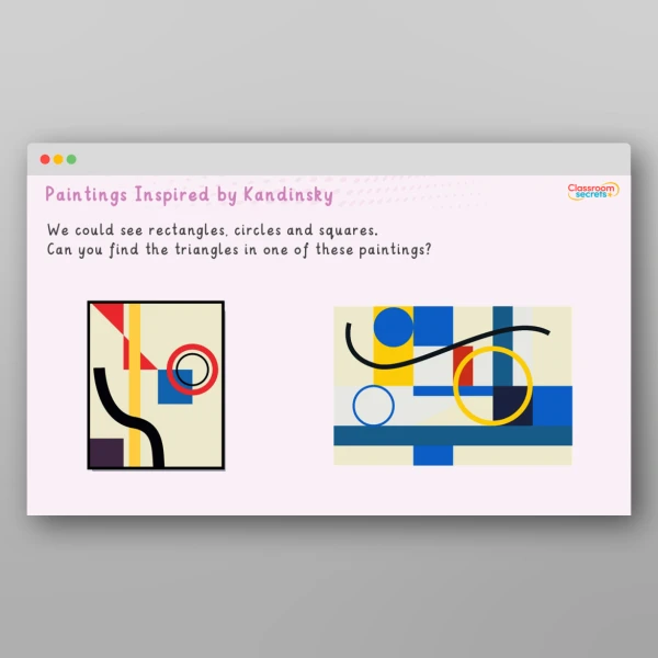 An image of the Kandinsky Inspired Art Activity Resource