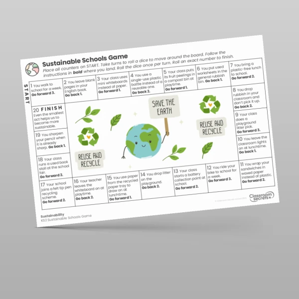 An image of the Sustainable Schools Game Resource