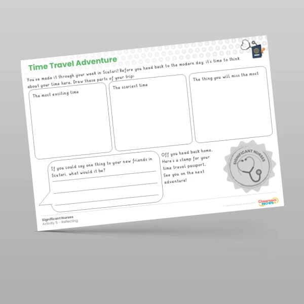 An image of the Free Time Travel Adventure - Significant Nurses Resource