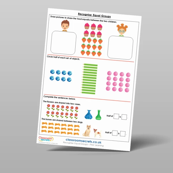 Year 1 Recognise Equal Groups Prior Learning Resource Classroom Secrets Year 1 Recognise Equal Groups Prior Learning Resource Classroom Secrets