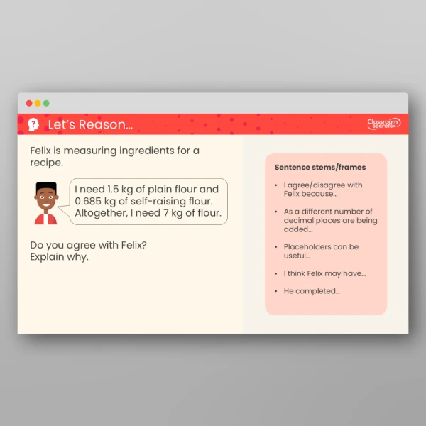 An image of the Add and Subtract Decimals Teaching PPT Resource