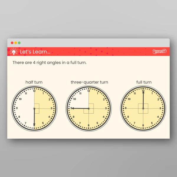 An image of the Right Angles Teaching PPT Resource