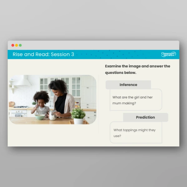 An image of the Rise and Read Pancake Day Resource