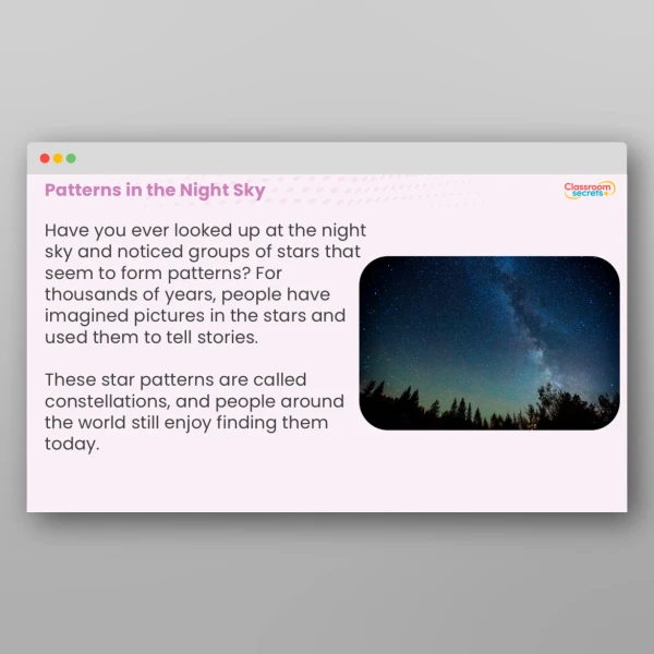 An image of the Constellations Whole School Assembly PPT Resource