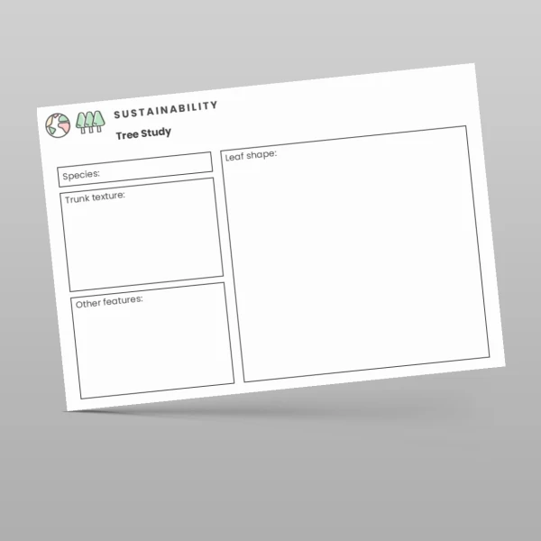 An image of the Tree Study Resource