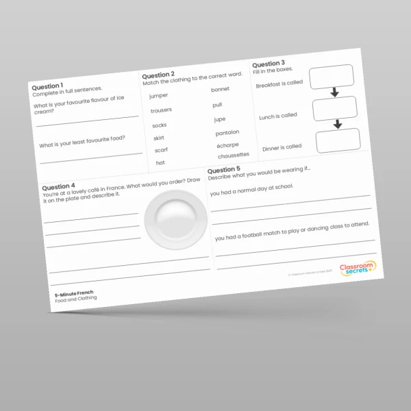 An image of the 5-Minute French Resource