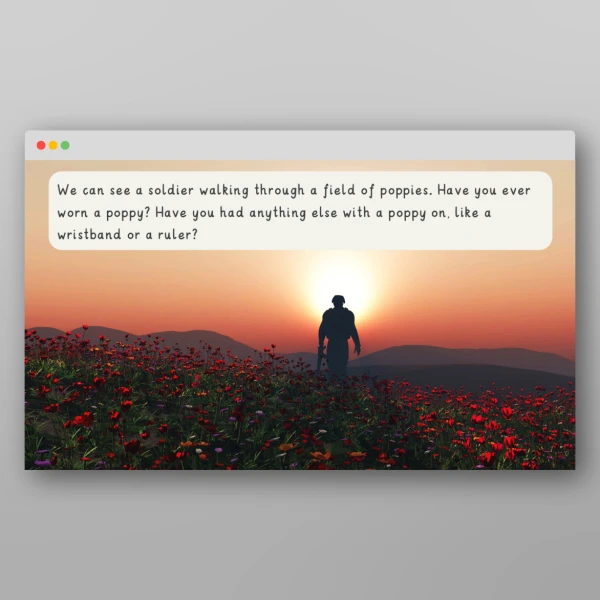 An image of the Remembrance Day Introductory PPT Resource