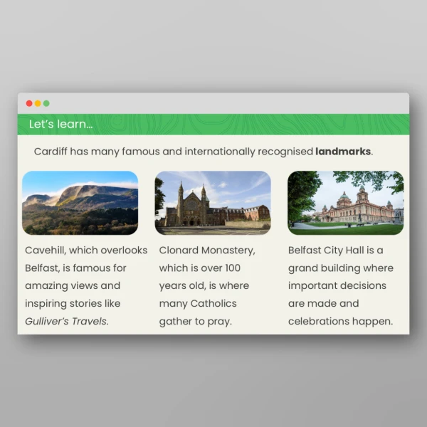An image of the All About Belfast Geography PPT Resource